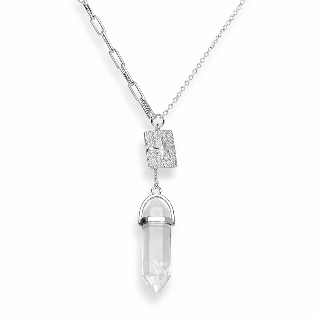 Collar cuarzo plata 925